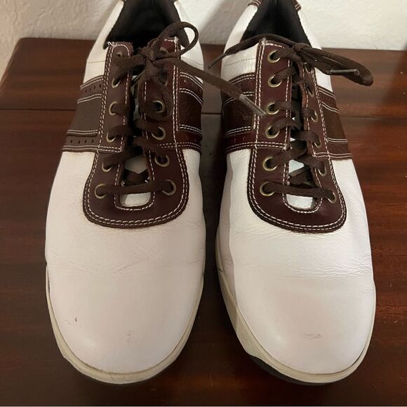 FootJoy Contour Casual Golf Shoe. White and Brown. Size 11.5. Good Condition! - Picture 5 of 12